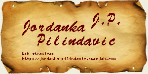 Jordanka Pilindavić vizit kartica